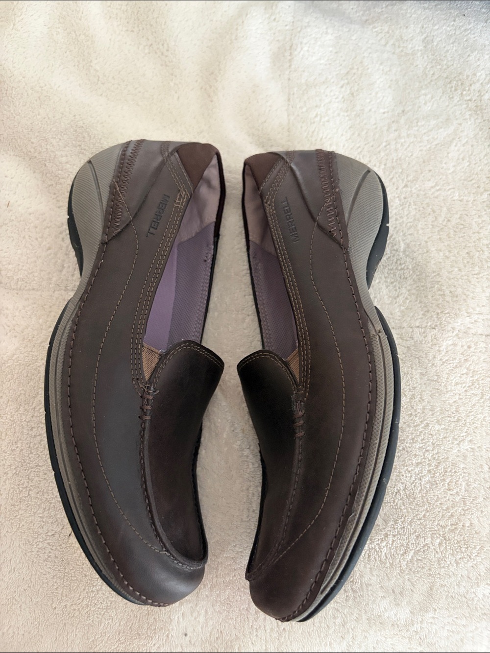 Merrell Women's Dark Brown espresso Slip‑On Loafers sz 8 - Picture 2 of 5